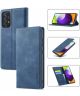 LC.IMEEKE Samsung Galaxy A52 / A52S Hoesje Portemonnee Book Case Blauw