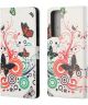 Samsung Galaxy S21 FE Hoesje Portemonnee Butterfly Print