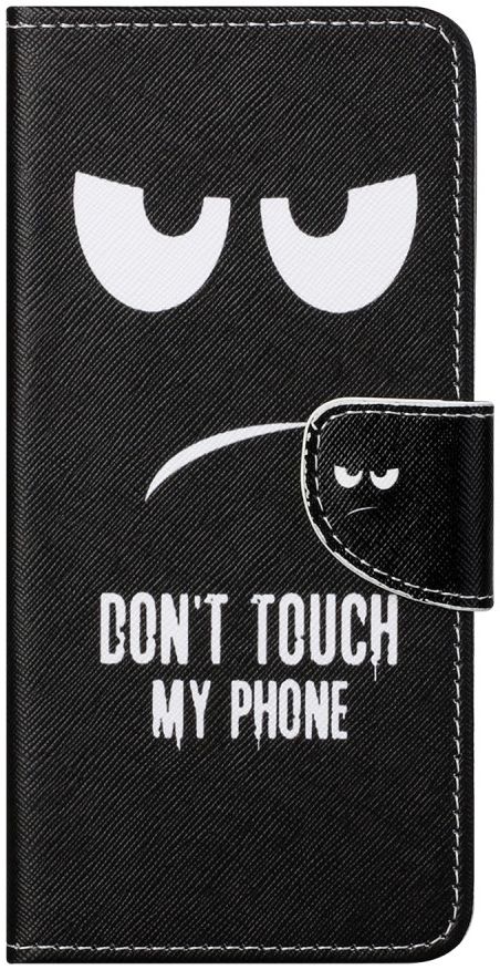 Samsung Galaxy S21 FE Hoesje Portemonnee Print Zwart afbeelding 1