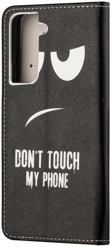 Samsung Galaxy S21 FE Hoesje Portemonnee Print Zwart afbeelding 3