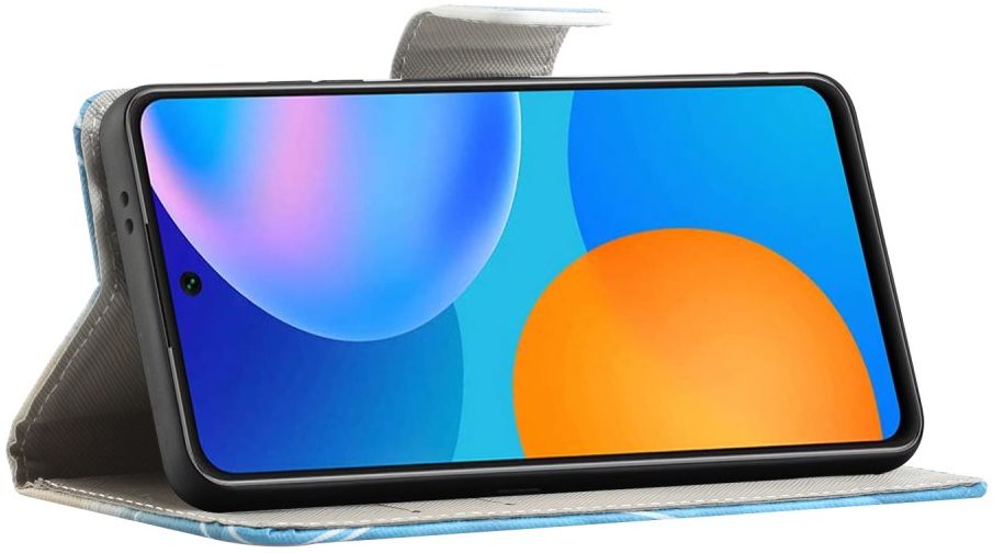 Samsung Galaxy S21 FE Hoesje Portemonnee Print Zwart afbeelding 5