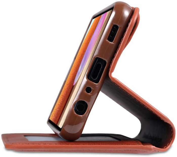 AZNS Samsung Galaxy A32 4G Hoesje Wallet Book Case Kunstleer Bruin afbeelding 7