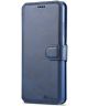 AZNS Samsung Galaxy A32 4G Hoesje Wallet Book Case Kunstleer Blauw