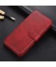 AZNS Samsung Galaxy A32 4G Hoesje Wallet Book Case Kunstleer Rood