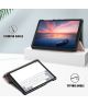 Samsung Galaxy Tab A7 Lite Hoes Tri-Fold Book Case Roze Goud