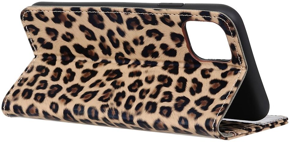 Motorola Moto G100 Hoesje Portemonnee Book Case met Luipaard Print afbeelding 7