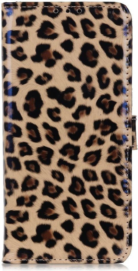 Motorola Moto G100 Hoesje Portemonnee Book Case met Luipaard Print afbeelding 1
