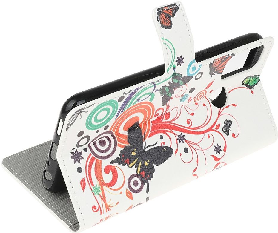 Motorola Moto G10/G20/G30 Hoesje Wallet Book Case met Vlinder Print afbeelding 5