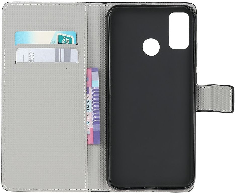 Motorola Moto G10/G20/G30 Hoesje Wallet Book Case met Vlinder Print afbeelding 3