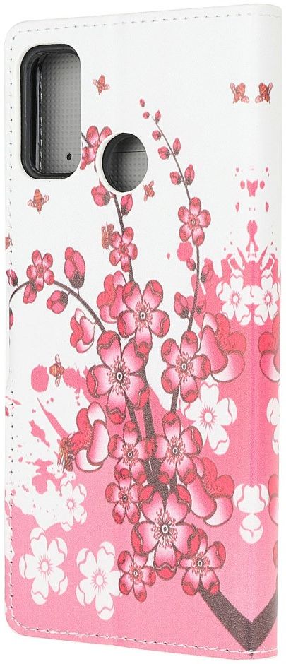 Motorola Moto G10/G20/G30 Hoesje Wallet Book Case met Blossom Print afbeelding 2