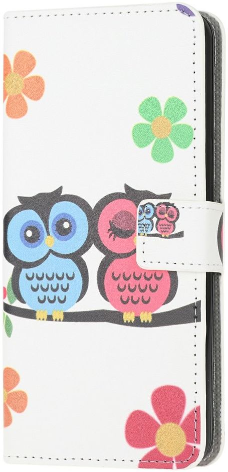 Motorola Moto G10/G20/G30 Hoesje Wallet Book Case met Uil Print afbeelding 1