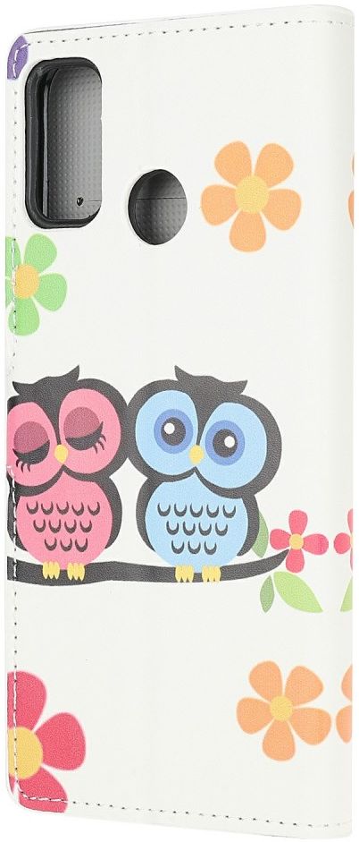 Motorola Moto G10/G20/G30 Hoesje Wallet Book Case met Uil Print afbeelding 2