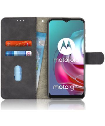 Motorola Moto G10 / G20 / G30 Hoesje Wallet Book Case Zwart Hoesjes