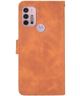 Motorola Moto G10 / G20 / G30 Hoesje Wallet Book Case Oranje