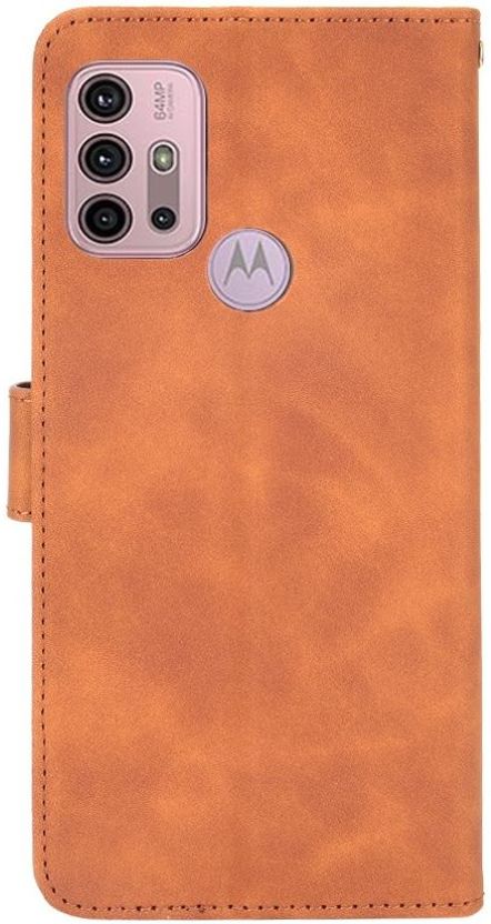 Motorola Moto G10 / G20 / G30 Hoesje Wallet Book Case Oranje afbeelding 2