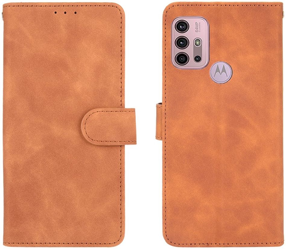 Motorola Moto G10 / G20 / G30 Hoesje Wallet Book Case Oranje afbeelding 7