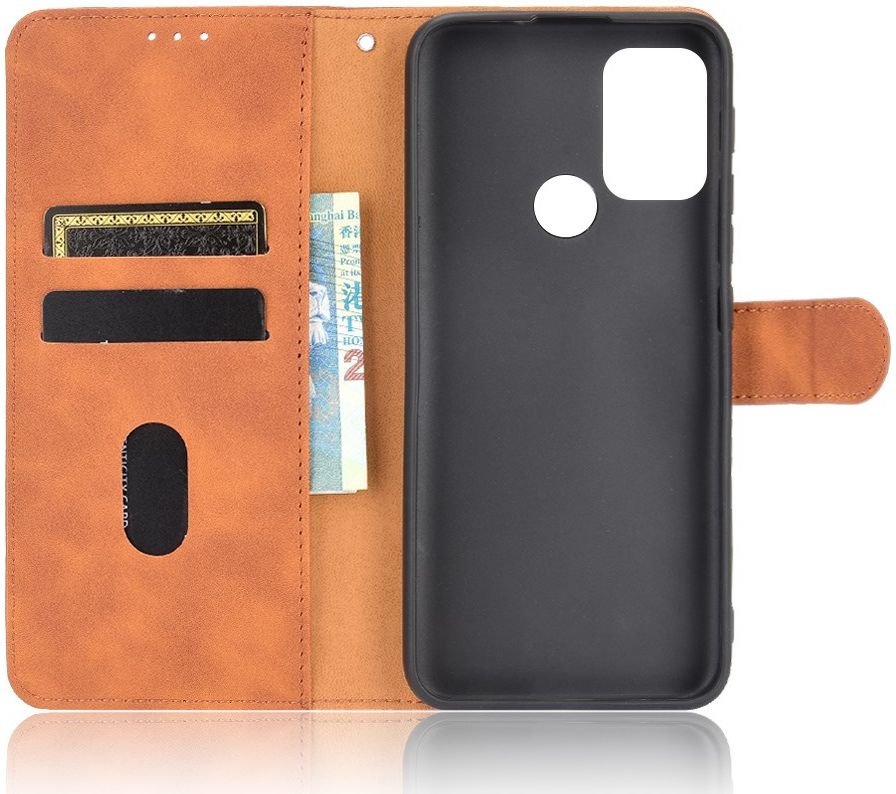 Motorola Moto G10 / G20 / G30 Hoesje Wallet Book Case Oranje afbeelding 4