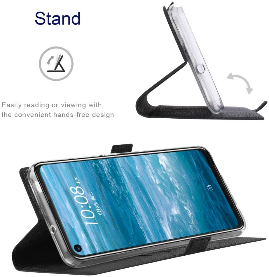 Motorola Moto G10 / G20 / G30 Hoesje Portemonnee Book Case Zwart afbeelding 8