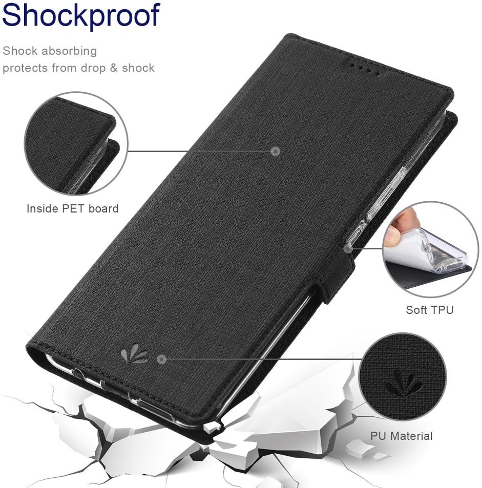 Motorola Moto G10 / G20 / G30 Hoesje Portemonnee Book Case Zwart afbeelding 9