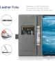 Motorola Moto G10 / G20 / G30 Hoesje Portemonnee Book Case Grijs