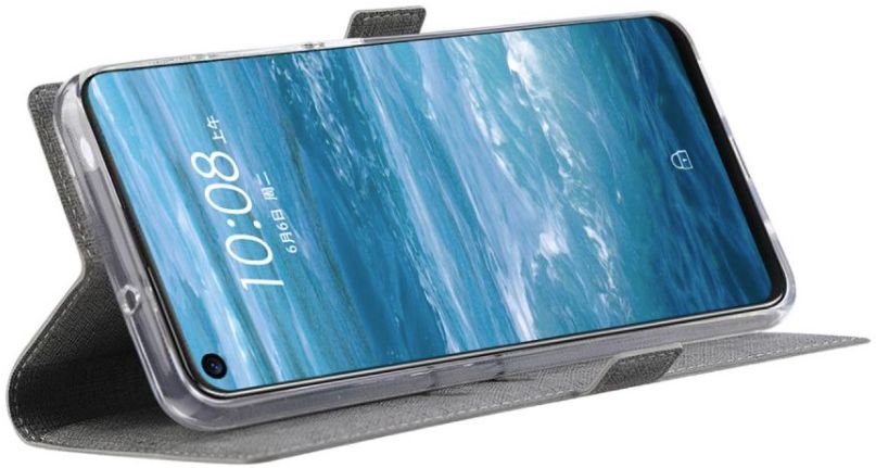 Motorola Moto G10 / G20 / G30 Hoesje Portemonnee Book Case Grijs afbeelding 3