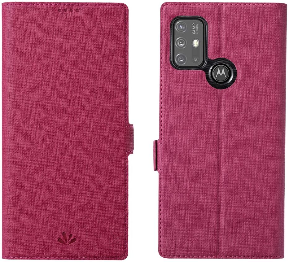 Motorola Moto G10 / G20 / G30 Hoesje Portemonnee Book Case Roze afbeelding 4