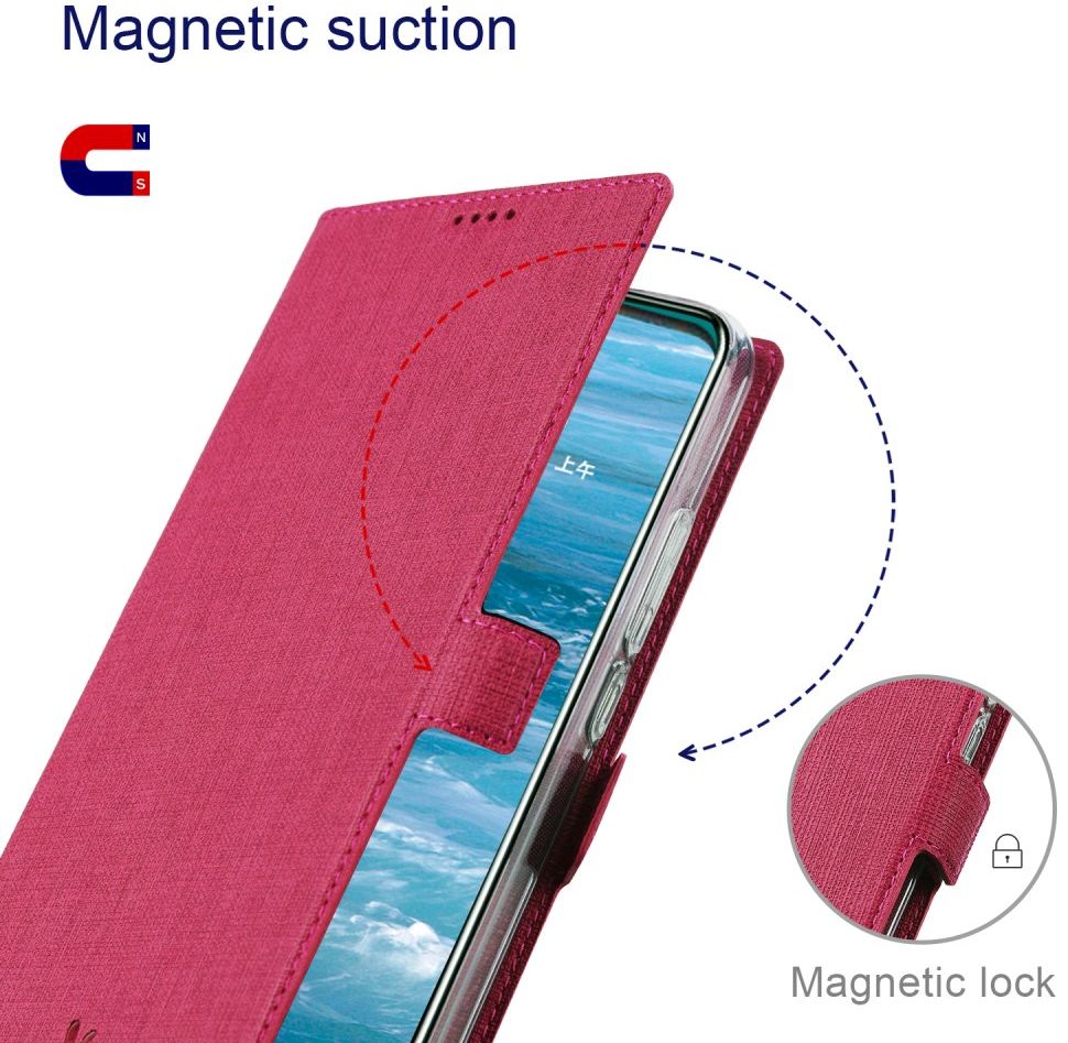 Motorola Moto G10 / G20 / G30 Hoesje Portemonnee Book Case Roze afbeelding 5