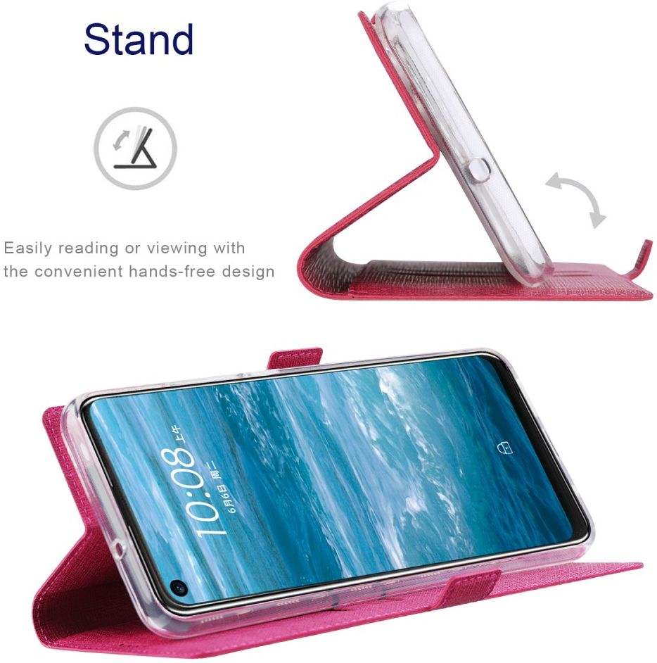 Motorola Moto G10 / G20 / G30 Hoesje Portemonnee Book Case Roze afbeelding 8