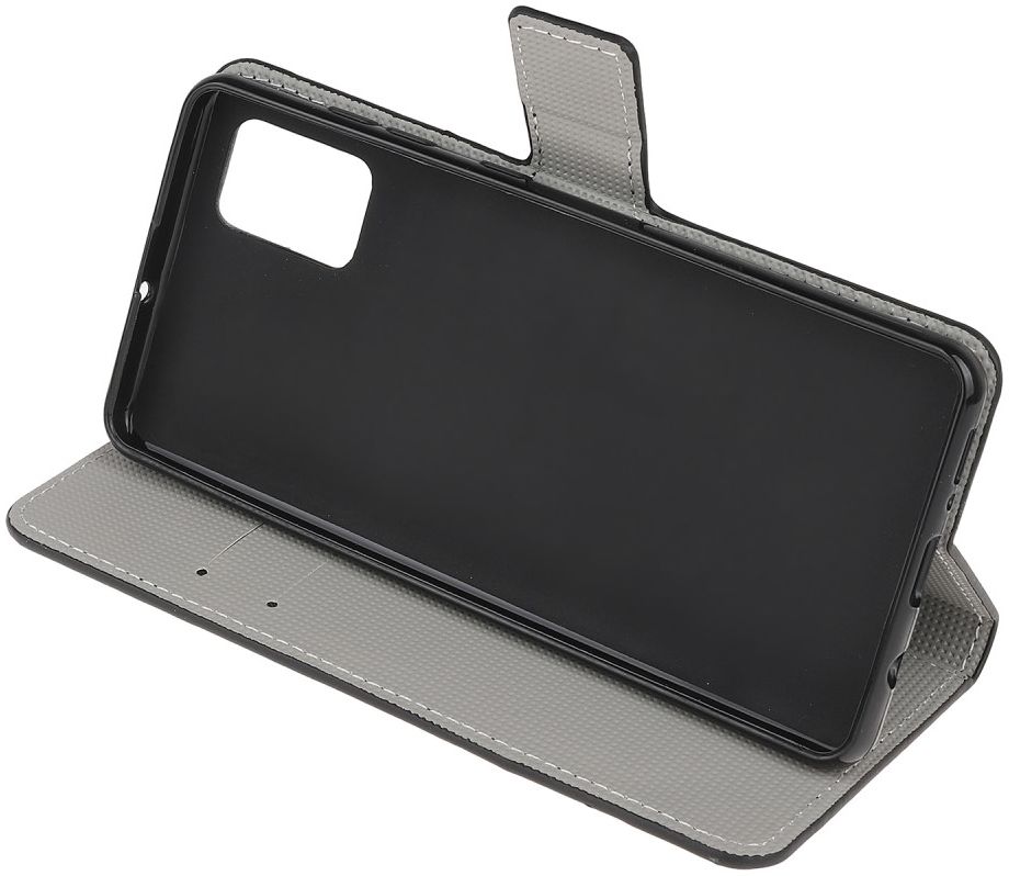 Motorola Moto G100 Hoesje Wallet Book Case met Bloesem Print afbeelding 4