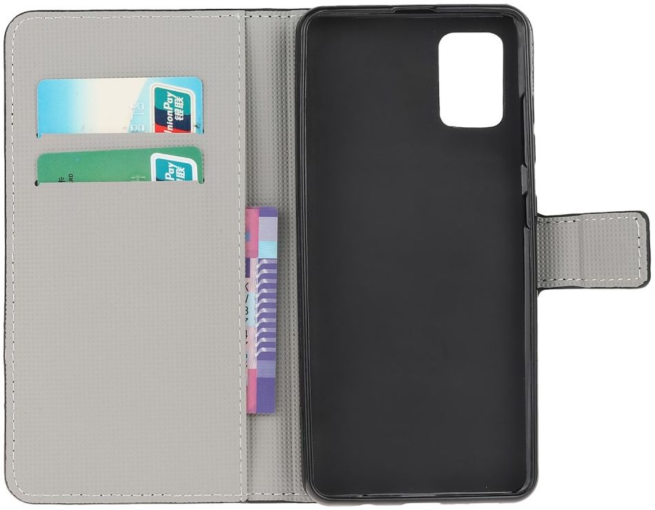 Motorola Moto G100 Hoesje Wallet Book Case met Bloesem Print afbeelding 5