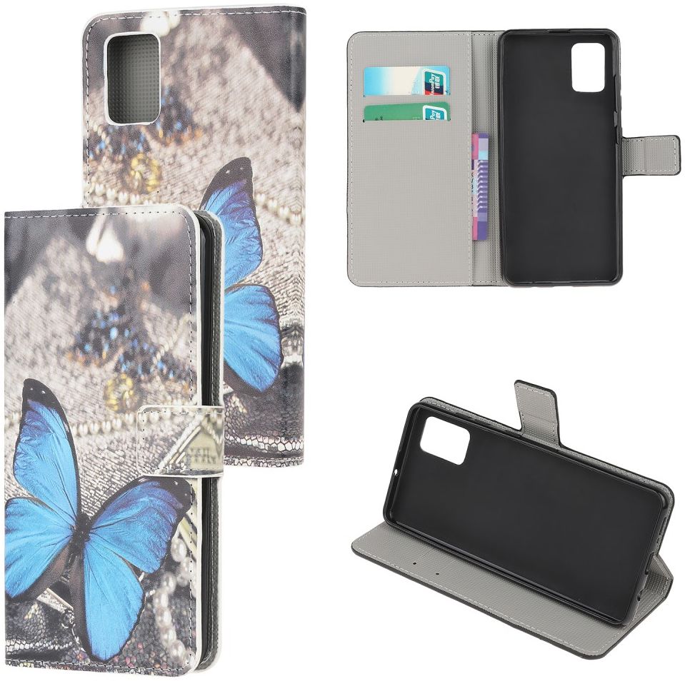 Motorola Moto G100 Hoesje Wallet Book Case met Butterfly Print afbeelding 7