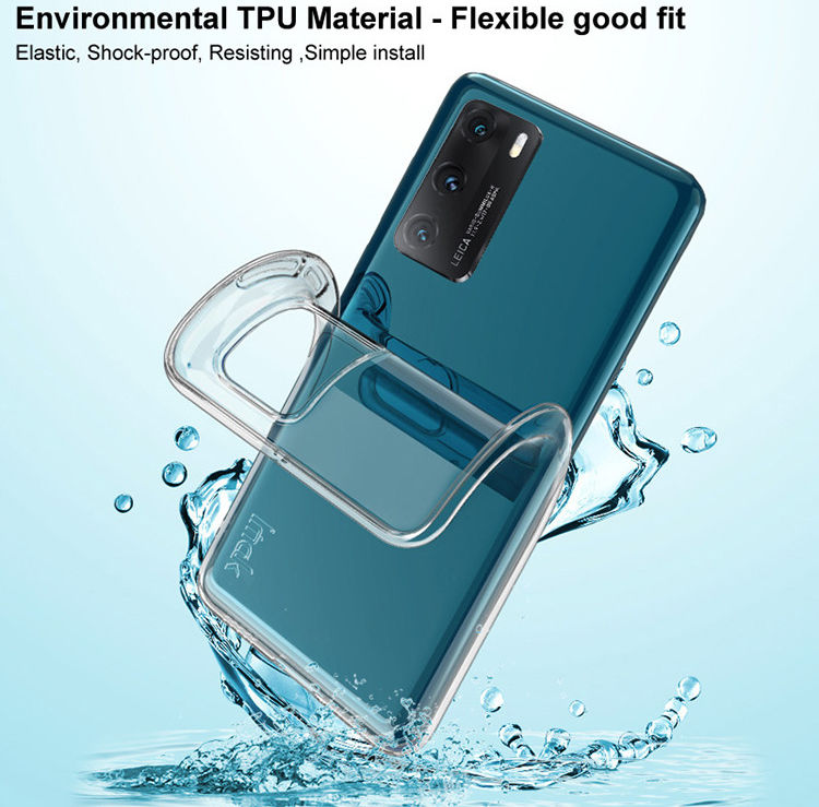 IMAK UX-5 Motorola Moto G100 Hoesje Flexibel en Dun TPU Transparant afbeelding 4