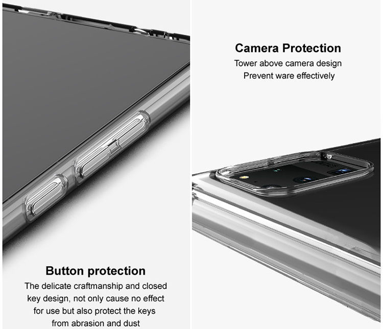 IMAK UX-5 Motorola Moto G100 Hoesje Flexibel en Dun TPU Transparant afbeelding 6
