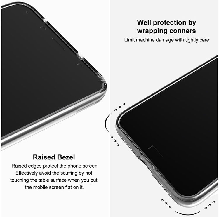 IMAK UX-5 Motorola Moto G100 Hoesje Flexibel en Dun TPU Transparant afbeelding 7