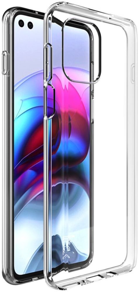 IMAK UX-5 Motorola Moto G100 Hoesje Flexibel en Dun TPU Transparant afbeelding 1