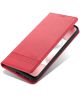 AZNS Xiaomi Mi 11 Hoesje Portemonnee Book Case Kunstleer Rood