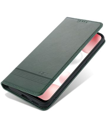 AZNS Xiaomi Mi 11 Hoesje Portemonnee Book Case Kunstleer Groen Hoesjes
