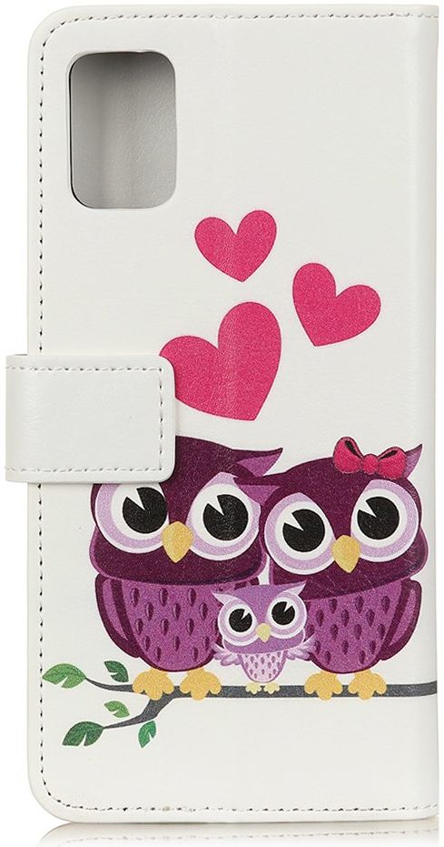 Xiaomi Redmi 9T Hoesje Portemonnee Book Case met Uilen Print afbeelding 3
