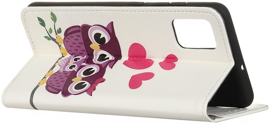 Xiaomi Redmi 9T Hoesje Portemonnee Book Case met Uilen Print afbeelding 6