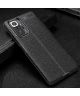 Xiaomi Redmi Note 10 Pro Litchi Hoesje TPU met Leren Textuur Zwart