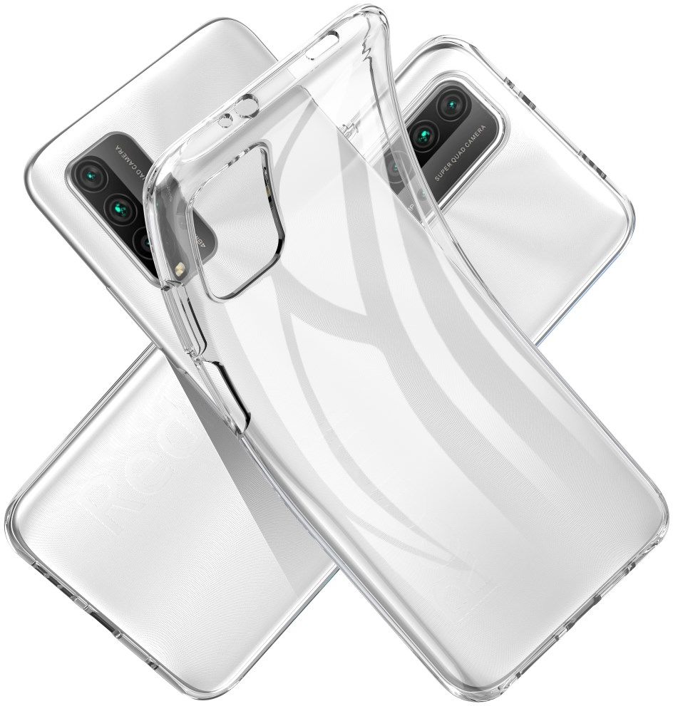 Xiaomi Redmi 9T Hoesje Dun en Flexibel TPU Back Cover Transparant afbeelding 2