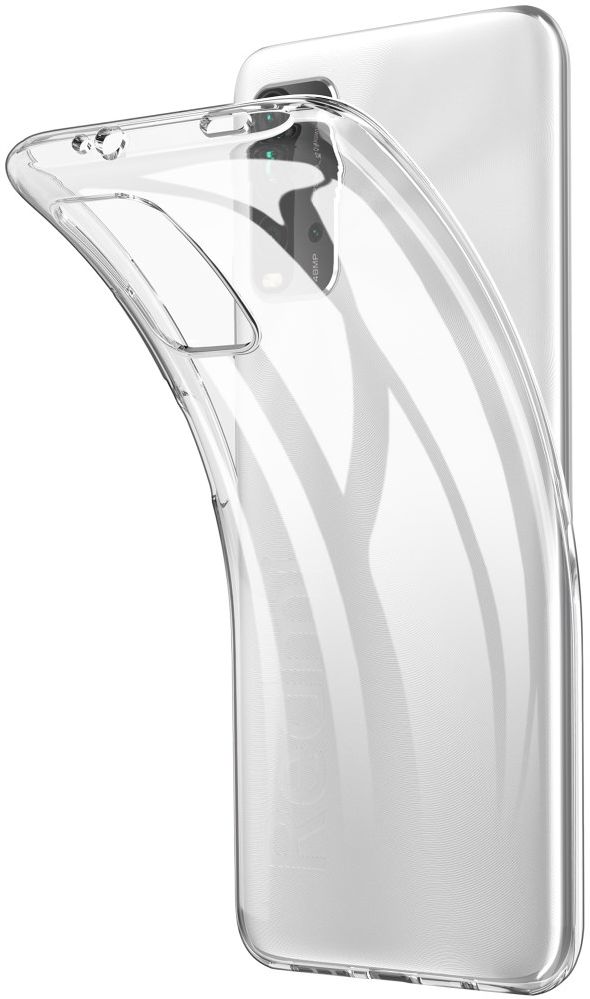 Xiaomi Redmi 9T Hoesje Dun en Flexibel TPU Back Cover Transparant afbeelding 1