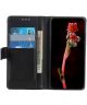 Xiaomi Redmi Note 10 / 10S Hoesje Wallet Book Case Kunstleer Zwart