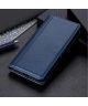 Xiaomi Redmi Note 10 / 10S Hoesje Wallet Book Case Kunstleer Blauw