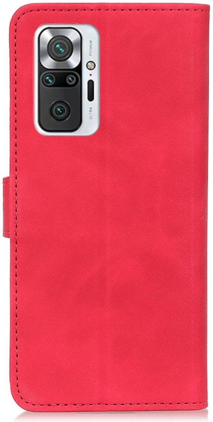 KHAZNEH Xiaomi Redmi Note 10 Pro Hoesje Retro Wallet Book Case Rood afbeelding 3