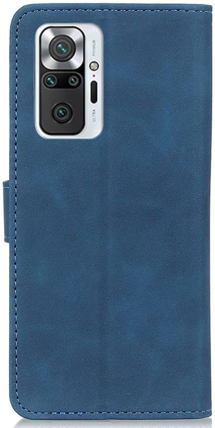 KHAZNEH Xiaomi Redmi Note 10 Pro Hoesje Retro Wallet Book Case Blauw afbeelding 3