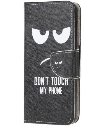 Xiaomi Redmi Note 10 / 10S Hoesje Book Case met Don't Touch Print Hoesjes