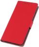 Xiaomi Redmi Note 10 / 10S Hoesje Wallet Book Case met Stand Rood