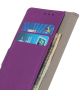 Xiaomi Redmi Note 10 / 10S Hoesje Wallet Book Case met Stand Paars