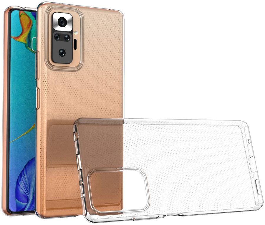 Xiaomi Redmi Note 10 Pro Hoesje Flexibel en Dun TPU Transparant afbeelding 1